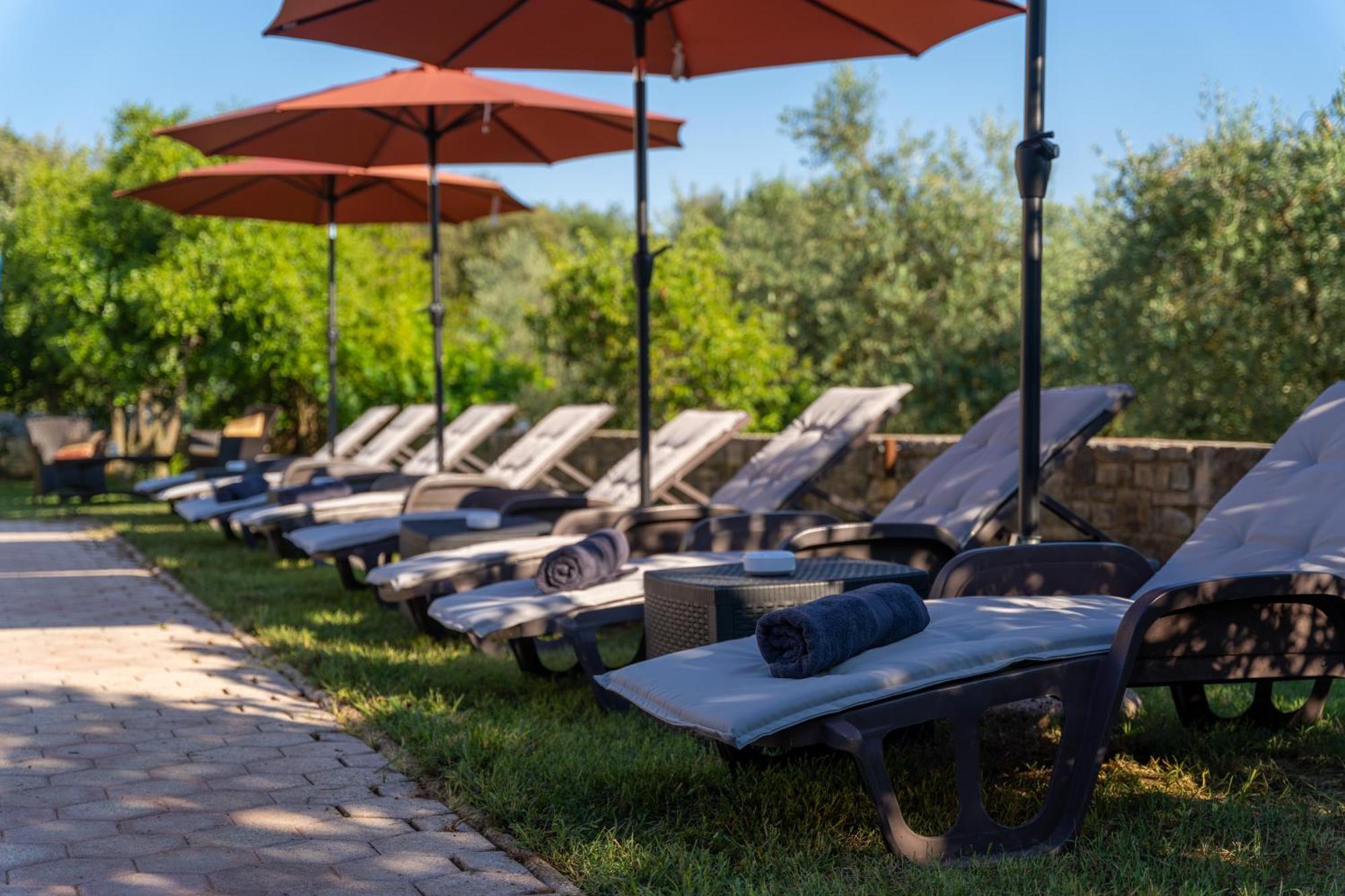Guesthouse "Barboska" - Big Outdoor Swimming Pool & Private Tennis Court Vodnjan Exterior foto